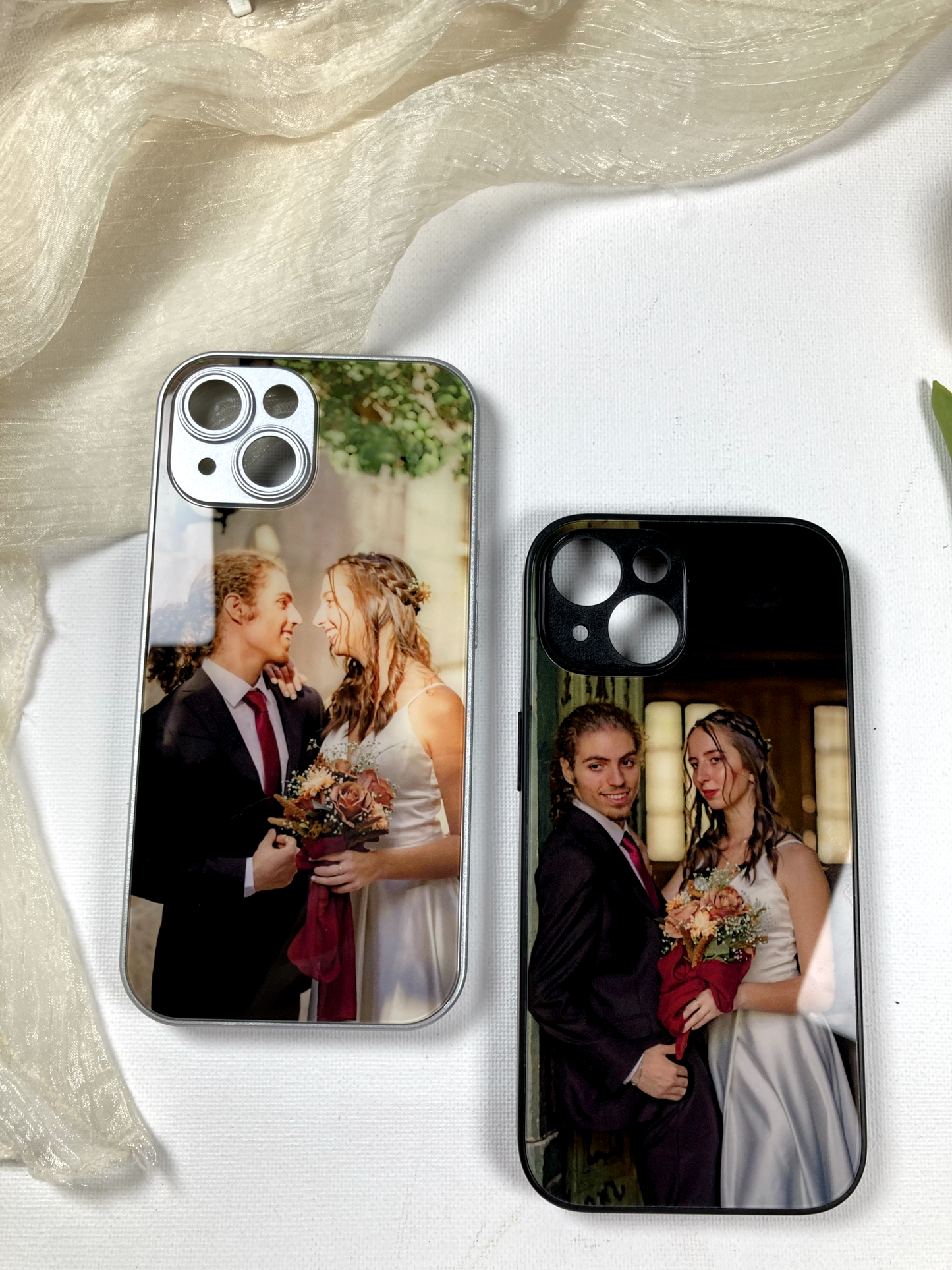 Bedste gave: Personligt telefoncover med dine fotos, høj kvalitet.