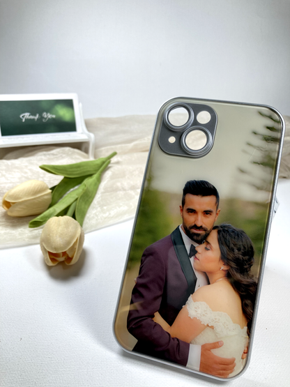 Bedste gave: Personligt telefoncover med dine fotos, høj kvalitet.