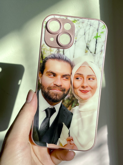 Bedste gave: Personligt telefoncover med dine fotos, høj kvalitet.