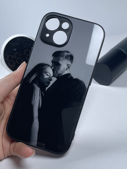 Bedste gave: Personligt telefoncover med dine fotos, høj kvalitet.