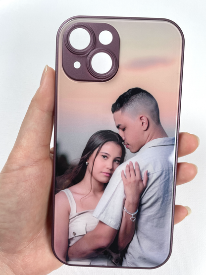 Bedste gave: Personligt telefoncover med dine fotos, høj kvalitet.