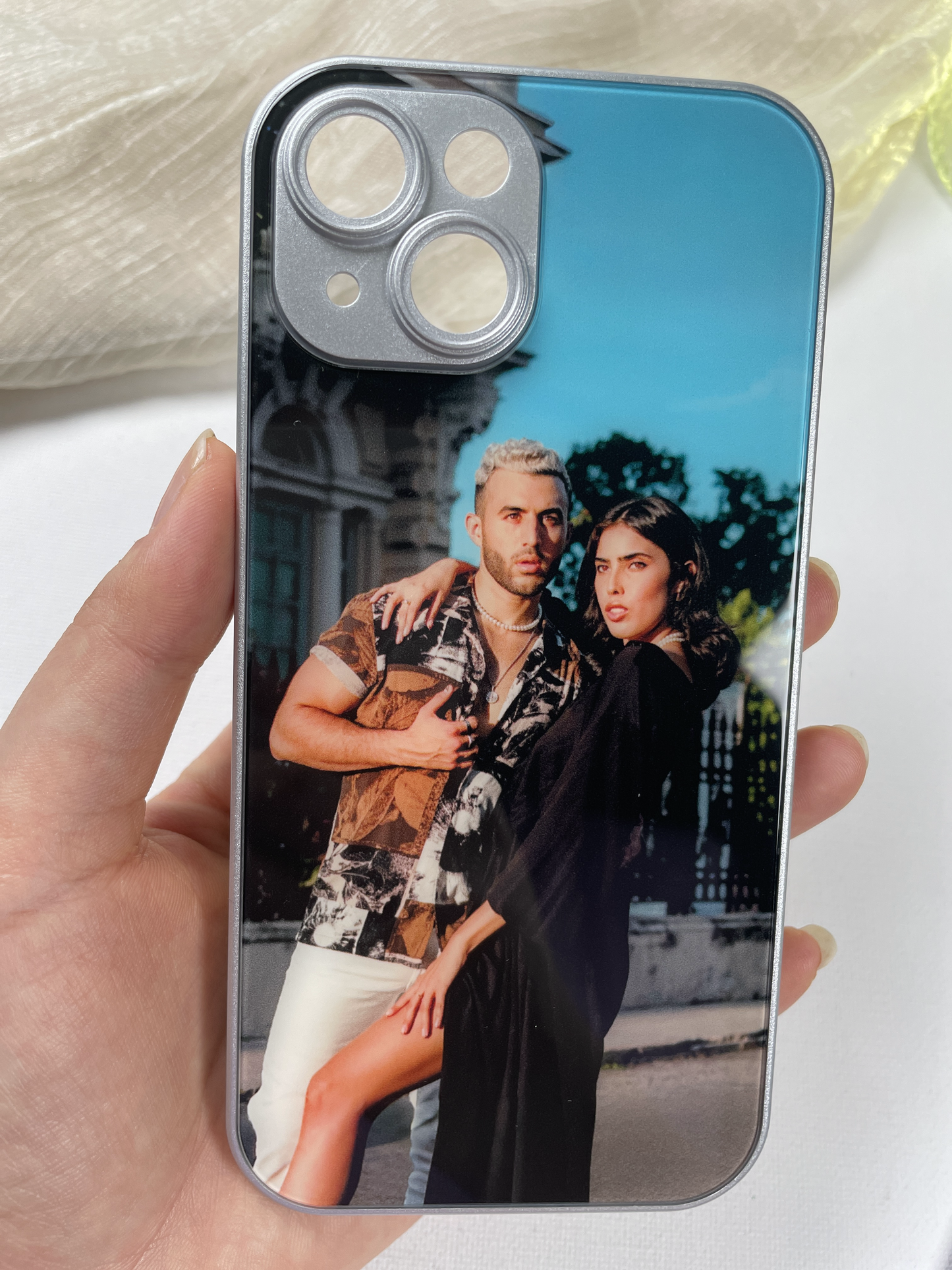 Bedste gave: Personligt telefoncover med dine fotos, høj kvalitet.