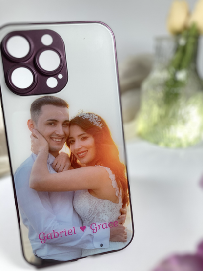 Mit Erinnerung durchdrungene Telefonhülle: Mit Ihrem Foto für Samsung und iPhone individuell gestaltet